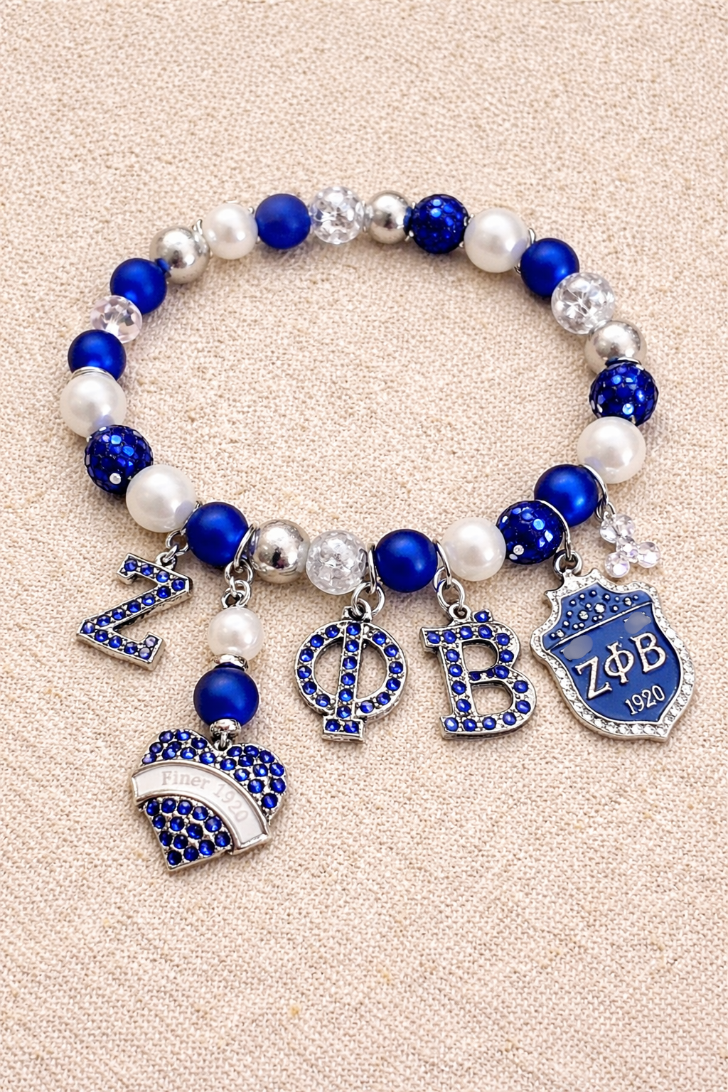 Zeta Phi Beta Specialty Pieces (4-5 Custom Charms)