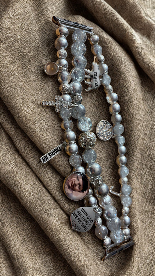 Custom Beaded Watch Band (Apple Compatible)