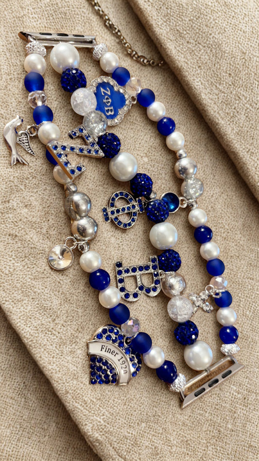 Zeta Phi Beta Specialty Pieces (4-5 Custom Charms)
