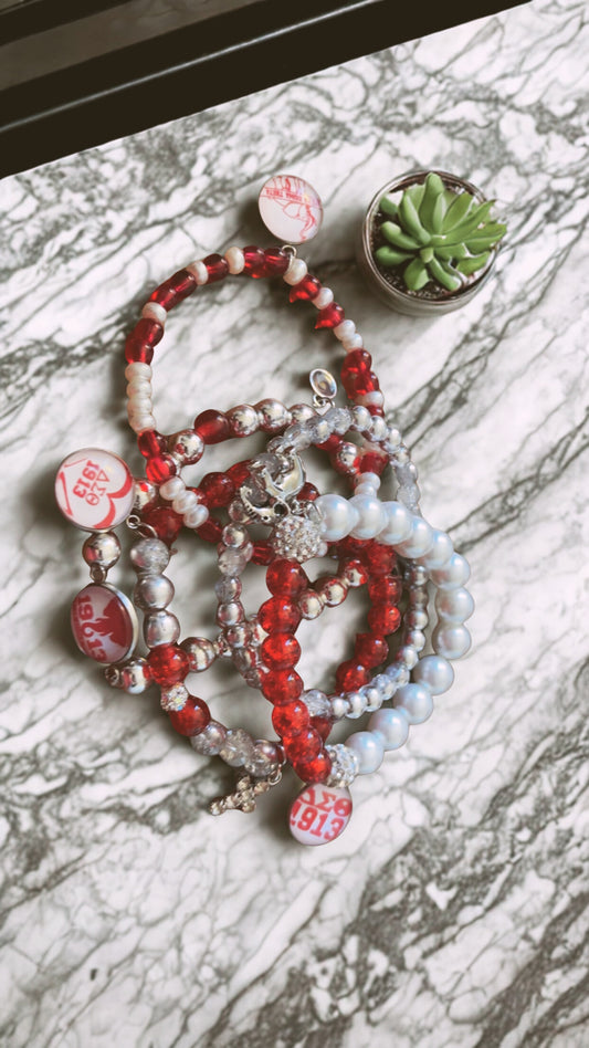 Delta Sigma Theta Specialty Pieces (4-5 Custom Charms)