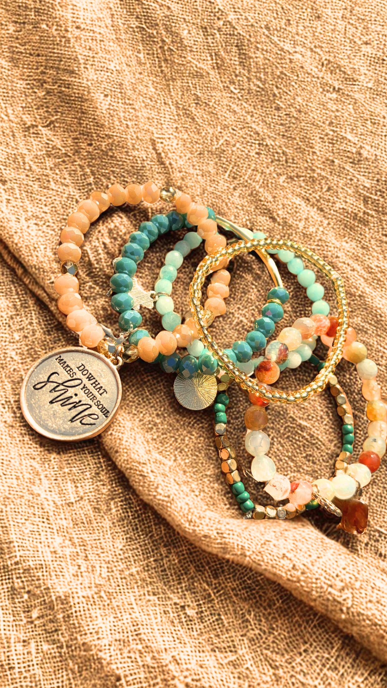 Custom Beaded Bracelet Set